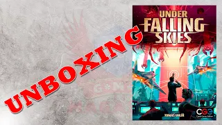 🛸🛸🛸 Under Falling Skies Unboxing. A Czech Games Edition boardgame of alien invasion 🛸 🛸 🛸