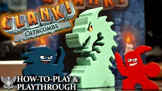 Clank! Catacombs 2 Player Playthrough & Brief Rules Teach