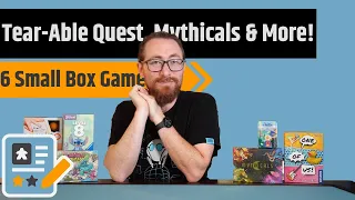 6 Small Box Game Reviews - Mythicals, Tearable Quest, One of Us & More!
