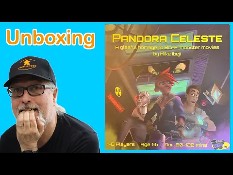 Pandora Celeste | Guntower Games | Mike Ibeji | Unboxing a SciFi Monster Movies inspired Board Game
