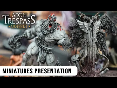 AEON TRESPASS: ODYSSEY - Miniatures presentation
