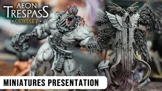 AEON TRESPASS: ODYSSEY - Miniatures presentation