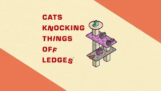 Cats Knocking Things Off Ledges | Animation