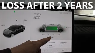 Battery degradation test of 2019 Model 3 LR with 88k km