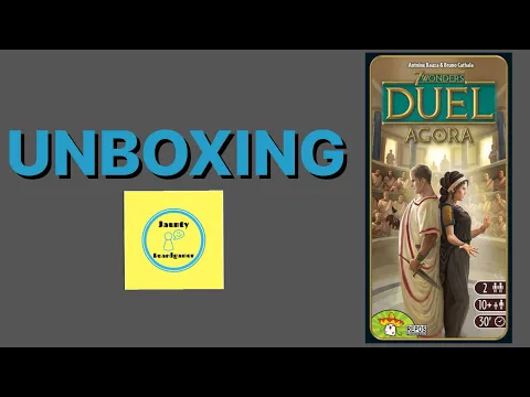 7 Wonders Duel: Agora - UNBOXING