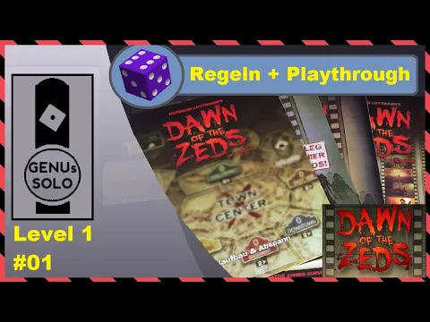 Dawn of the Zeds - 3. Edition - S01E01 - Playthrough - Setup/Regeln - deutsch