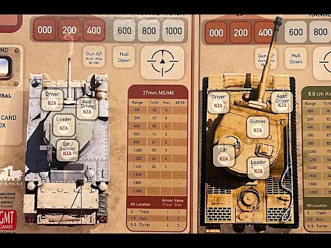 UNBOXING 'Tank Duel: Tank Pack #1' from GMT Games