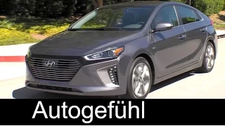 Hyundai Ioniq driving shots/exterior/interior & premiere reveal explanation NYIAS new 2017