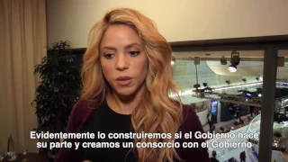 Shakira: “Today’s babies will solve tomorrow’s problems” (Reuters interview, Davos)