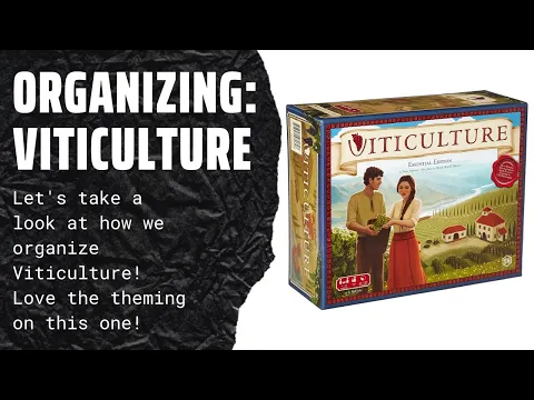 Organizing Viticulture Essential Edition (All Expansions, Fully Sleeved) SideGameLLC