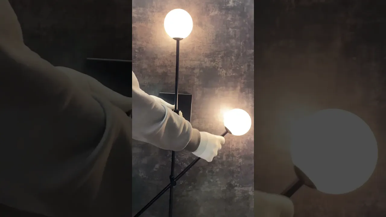 DOUBLE STRIP Бра на стену черный  -  светильник настенный