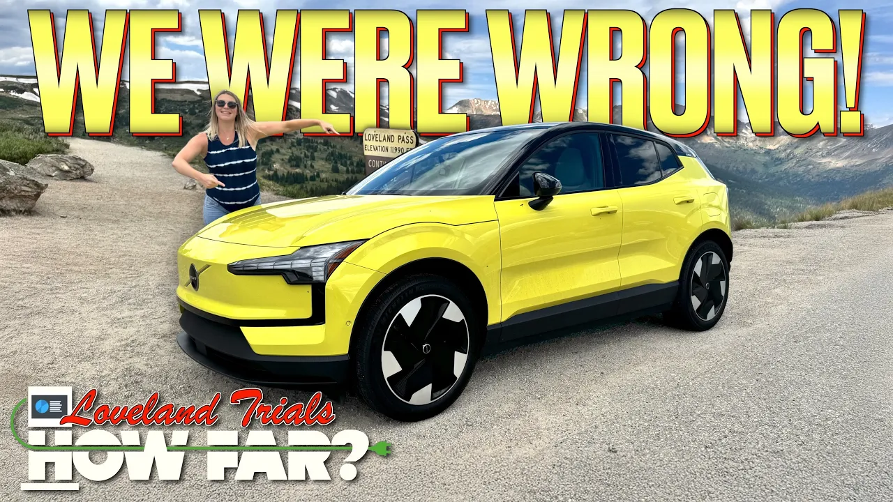 We Didn't Think the Tiny Volvo EX30 Would Do THIS on the Loveland Trials Range Test!