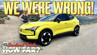We Didn't Think the Tiny Volvo EX30 Would Do THIS on the Loveland Trials Range Test!