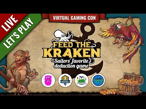 Virtual Gaming Con 2020 Live Play Feed the Kraken