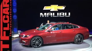 2016 Chevy Malibu: 2015 New York Auto Show One Take