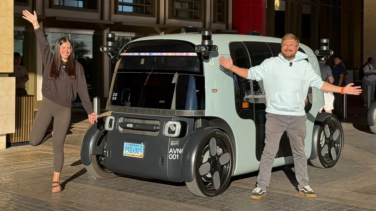 First Ride In Zoox! Autonomous Ride Share w/ Purpose-Built Electric Carriages