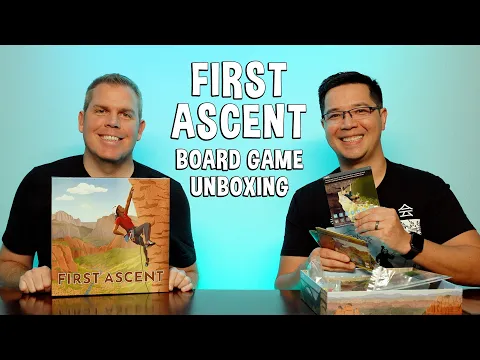 Unboxing First Ascent - Rock Climbing Board Game