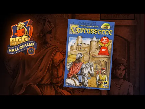 Carcassonne: 2025 BoardGameGeek Hall of Fame Inductee