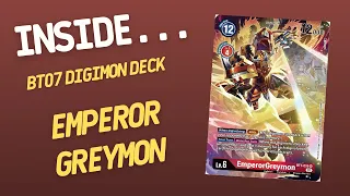 Inside… EmperorGreymon Deck - BT07 DIGIMON CARD GAME (4K60fps)