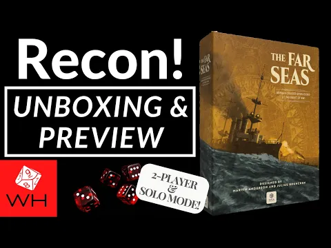 Recon! The Far Seas | WW1 | 2-Player & Solo | VUCA Deluxe Edition | Preview
