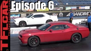 2016 Dodge Challenger Hellcat VS: BMW M3 & Motorcycle & 392 HEMI Challenger Drag Race - Ep.6