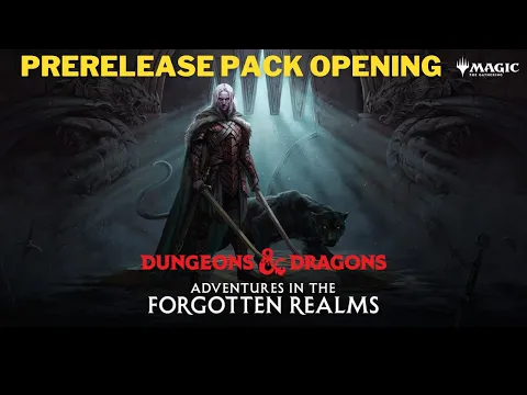 Magic: The Gathering Dungeons & Dragons: Adventures in the Forgotten Realms Prerelease Pack opening