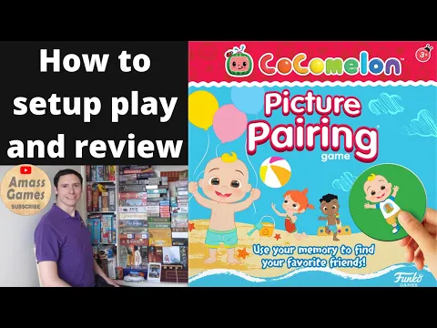 #cocomelon #picture #pairing  #boardgame #howtoplay #howto #setup #amassgames #review #gametok #fun