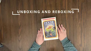 Choose Your Own Adventure - House Of Danger - Board Game Unboxing & Reboxing - See What's In The Box