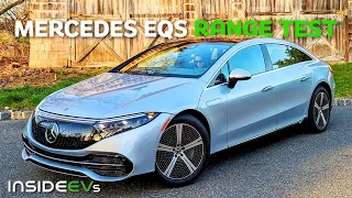 2022 Mercedes EQS 450+: InsideEVs 70 MPH Range Test
