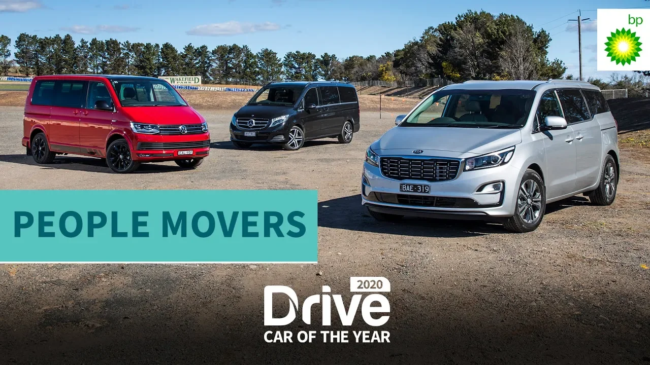 2020 Best People Mover: Kia Carnival, Mercedes V-Class, VW Multivan | 2020 Drive Car of the Year