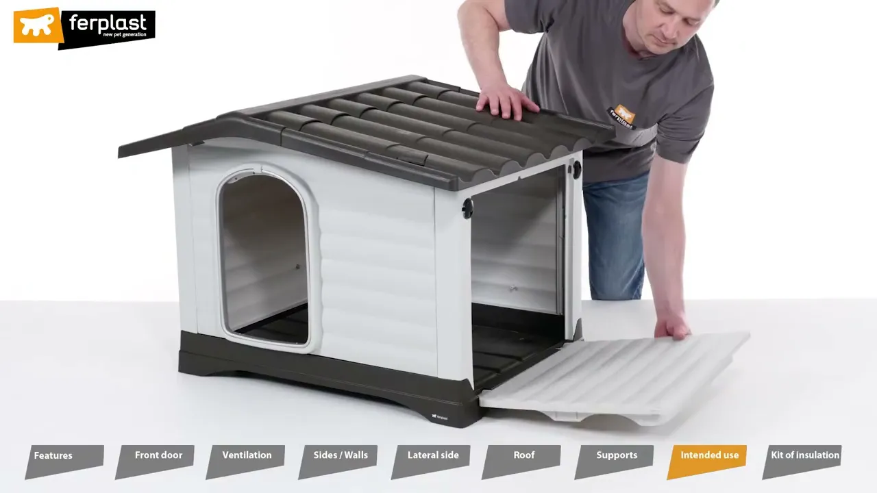 Будка для собак из термопластика Ferplast Dogvilla 50