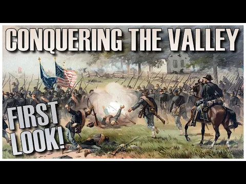 Conquering the Valley First Look | US Civil War | Cross Keys & Port Republic Tiny Battle Wargame