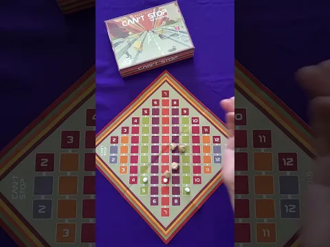 Can you win Can't Stop in 1 turn? #boardgames #cantstop