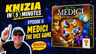 Knizia in Five Minutes. Episode 6 Medici The Dice Game.