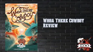 Whoa There Cowboy Board Game Review | Wild West Party Game of Quick Reactions & Bluffing