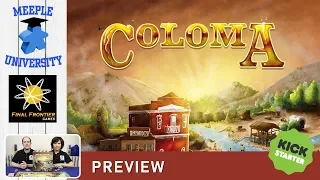Coloma Board Game – Kickstarter Preview (PUNCHY overview of the rules!)
