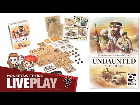 UNDAUNTED: NORTH AFRICA - OSPREY GAMES | BOARD GAME LIVE PLAY |