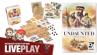 UNDAUNTED: NORTH AFRICA - OSPREY GAMES | BOARD GAME LIVE PLAY |