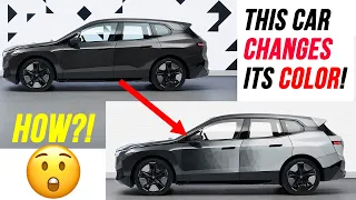 This BMW changes its color - live! 😱 BMW iX Flow with electric paint