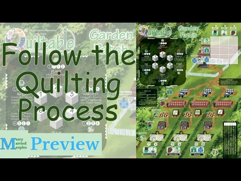 Quiltable: Garden Patch Preview - Follow the Quilting Process