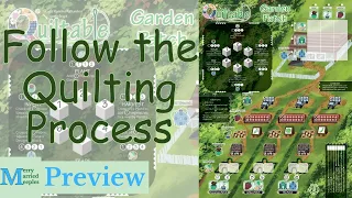 Quiltable: Garden Patch Preview - Follow the Quilting Process
