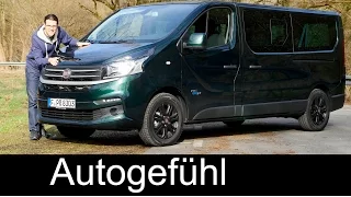 Fiat Talento FULL REVIEW test driven Combi Minibus (vs Nissan NV300 Opel Vivaro Renault Trafic)