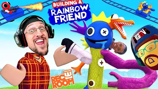 Build-a-Rainbow-Friend in REC ROOM 🛠️🌈 (FGTeeV plays HOTTEST Roblox Rainbow Friends Games)