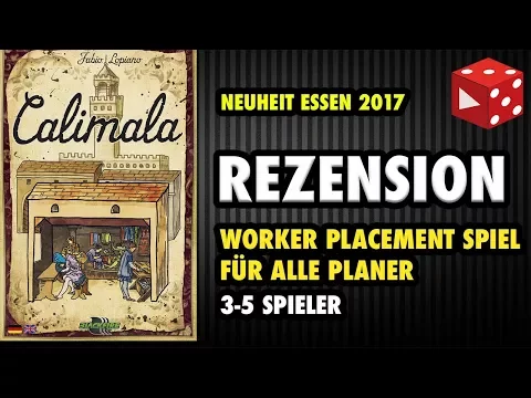 Calimala von Fabio Lopiano (ADC Blackfire 2017) - Neuheit Spiel Essen 2017 Rezension auf deutsch