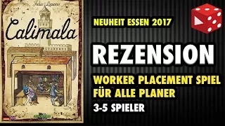 Calimala von Fabio Lopiano (ADC Blackfire 2017) - Neuheit Spiel Essen 2017 Rezension auf deutsch
