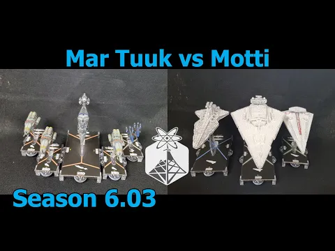 Star Wars Armada "White Whale Hunting" Mar Tuuk vs Motti - ION Radio Battle Report