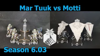 Star Wars Armada "White Whale Hunting" Mar Tuuk vs Motti - ION Radio Battle Report