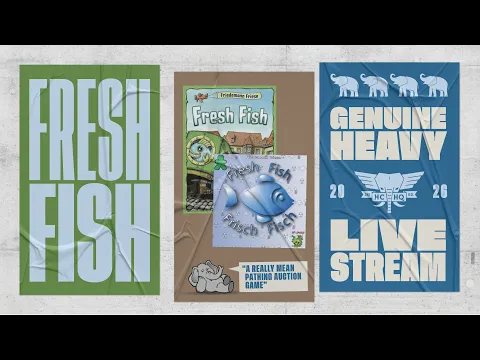 Fresh Fish (revisited) - 4p Teaching, Play-through & Roundtable Discussion by Heavy Cardboard
