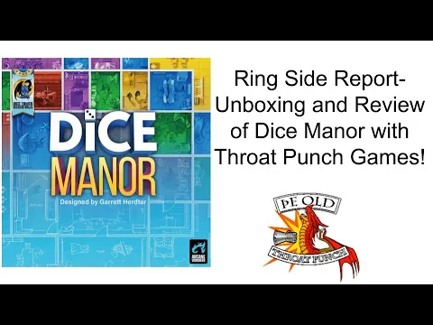 Ring Side Report-Board Game Review of Dice Manor
