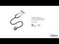 3M™ Littmann® Classic III™ Stethoskop zur Überwachung, 5861, champagnerfarbenes Bruststück, schwarzer Schlauch, Schlauchanschluss und Ohrbügel in Rauchfarben, 69 cm video